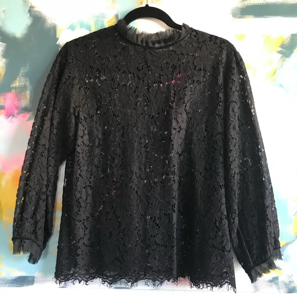 Velvet by Graham and Spencer lace top
